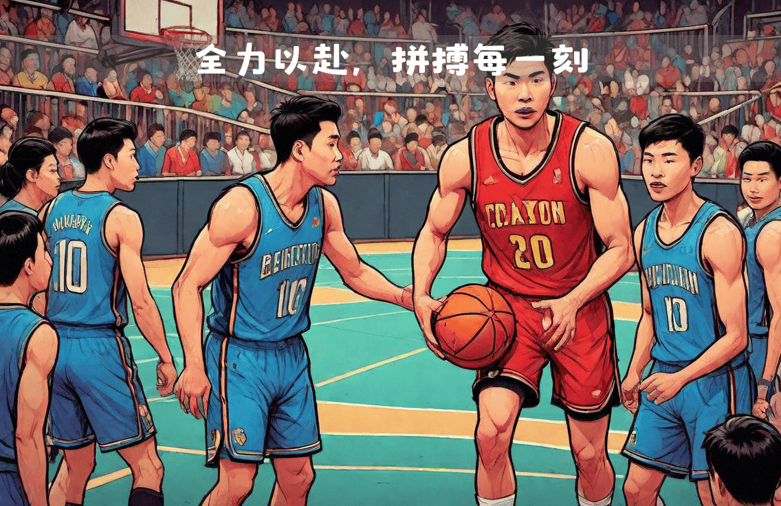 包含中国篮球联赛：球员们以胜利为目标全力拼搏的词条